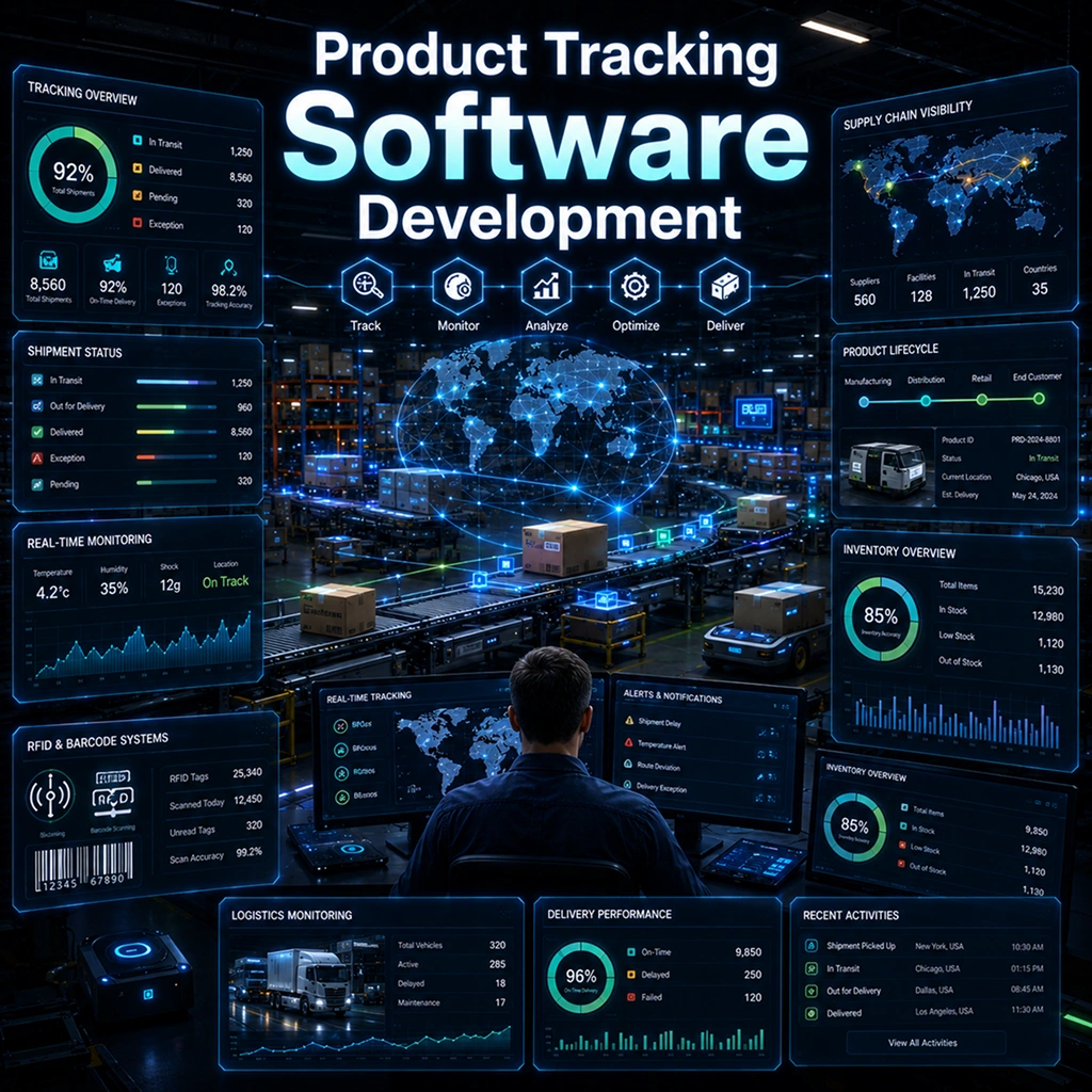 Product tracking software solutions